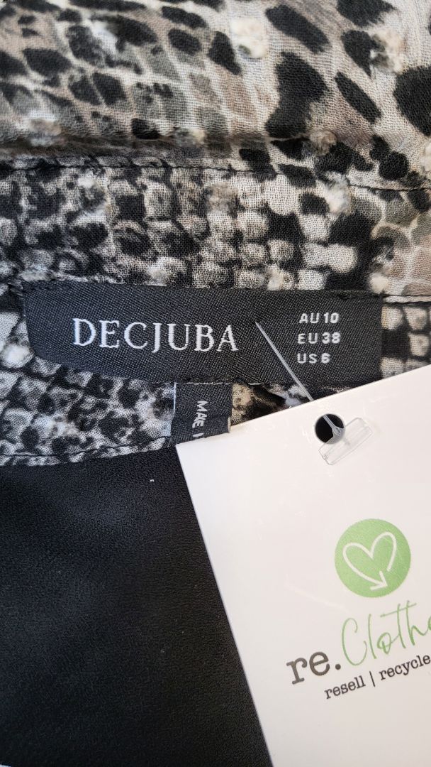 Decjuba Reptile Shirt Dress (10)