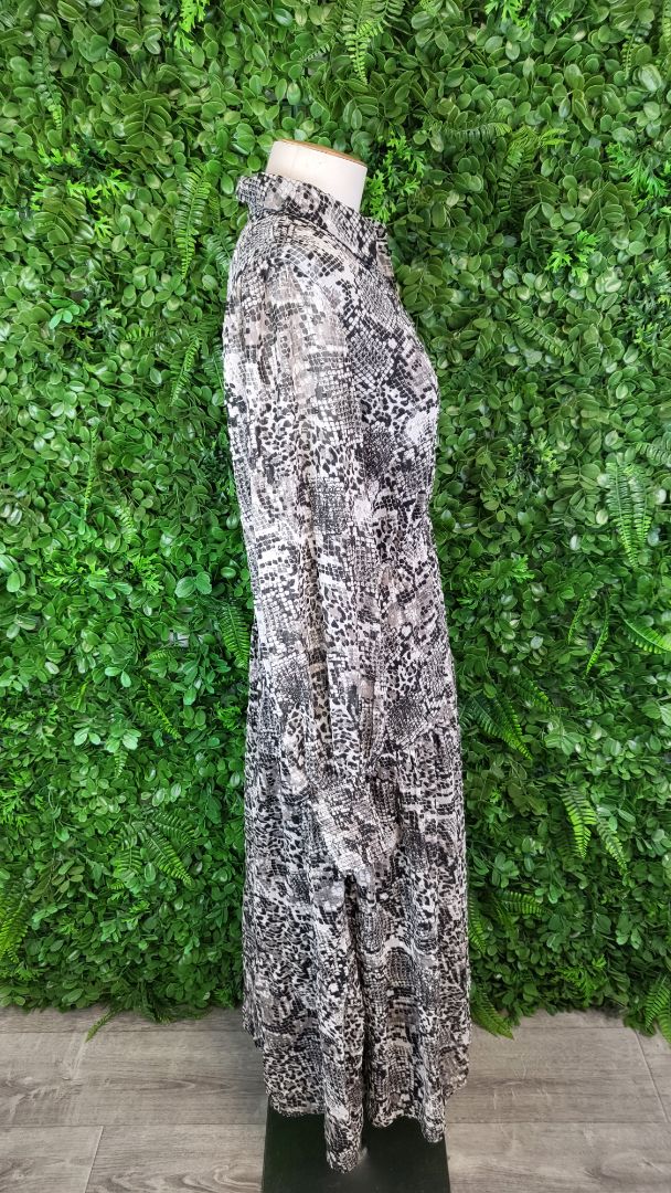 Decjuba Reptile Shirt Dress (10)