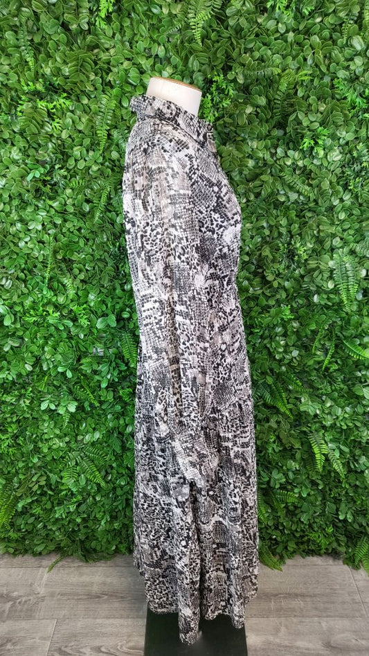 Decjuba Reptile Shirt Dress (10)