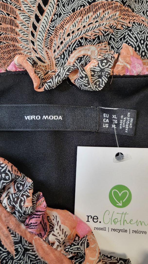 Vero Moda Print Drop Hem Dress (14)