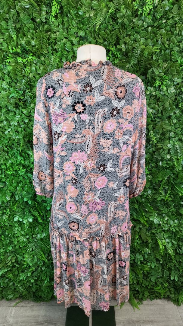 Vero Moda Print Drop Hem Dress (14)