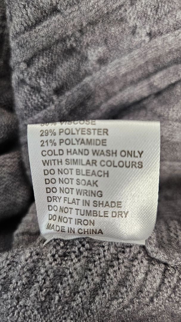 Eb & Ive Grey Poncho BNWT (OSFM)