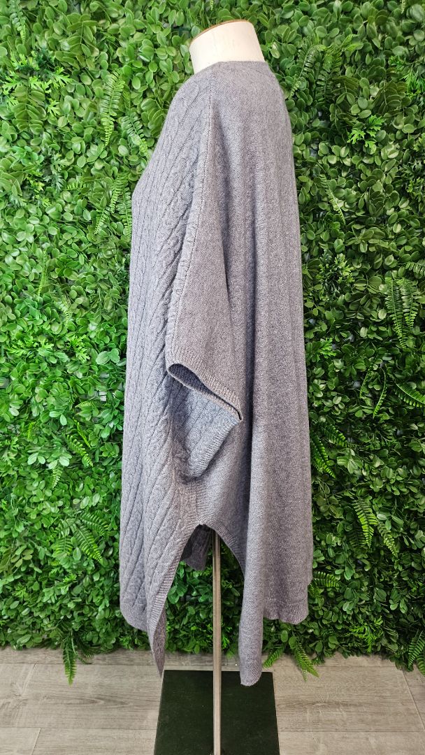 Eb & Ive Grey Poncho BNWT (OSFM)