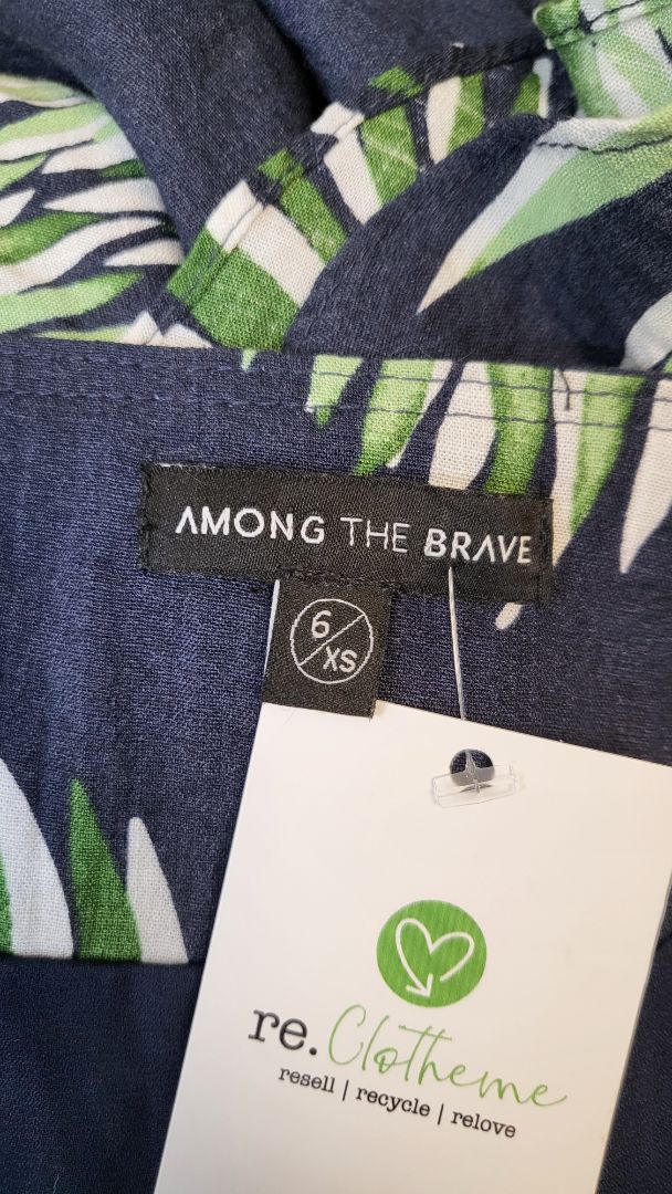 Among The Brave Print Wrap Dress (6)