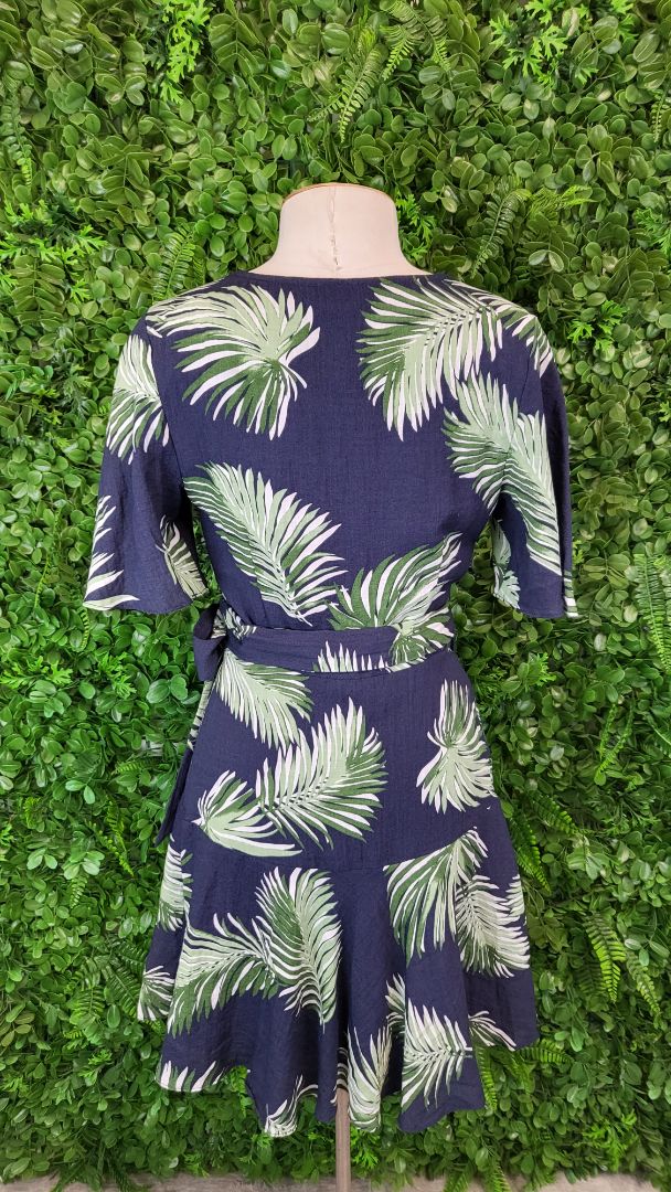 Among The Brave Print Wrap Dress (6)