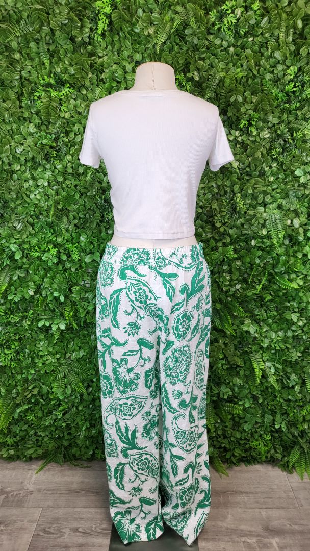 Witchery Floral Linen Pant (10)