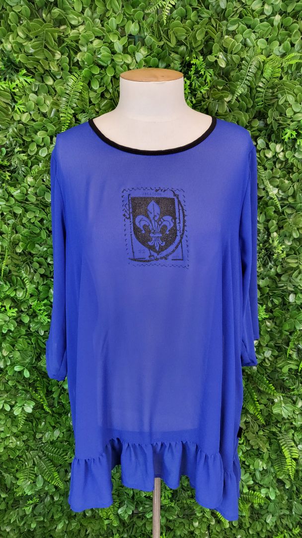 Jellicoe Blue Sheer Top (12)