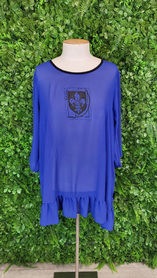 Jellicoe Blue Sheer Top (12)
