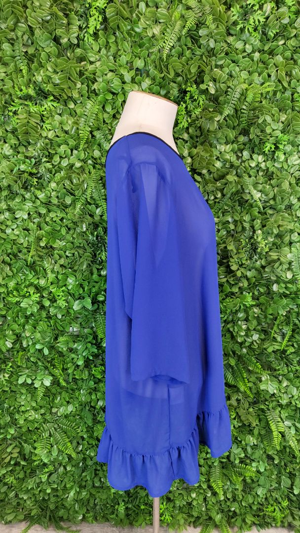 Jellicoe Blue Sheer Top (12)