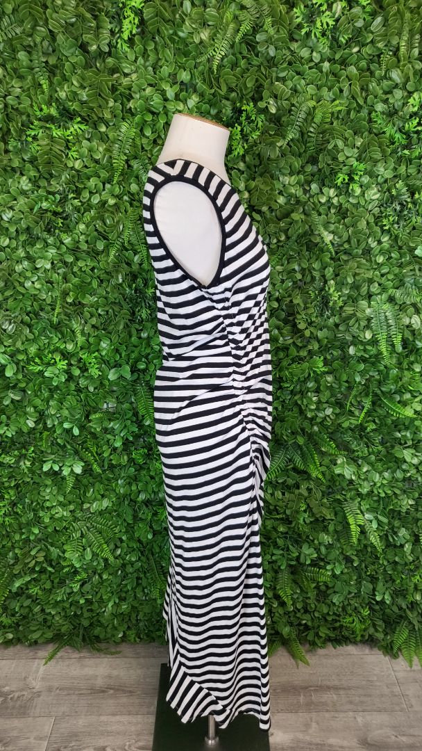 Country Road Stripe Rouched Dress BNWT (12)