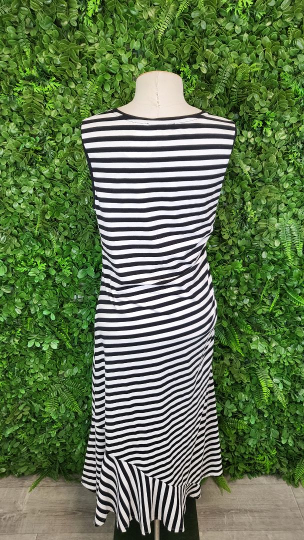 Country Road Stripe Rouched Dress BNWT (12)