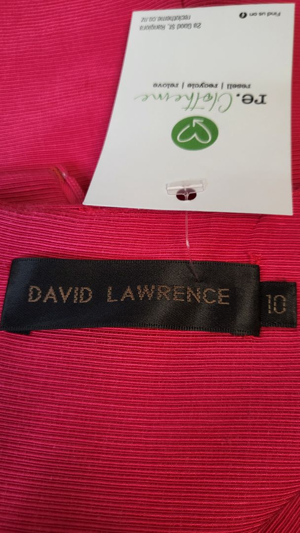 David Lawrence Pink Twist Bow Dress (10)