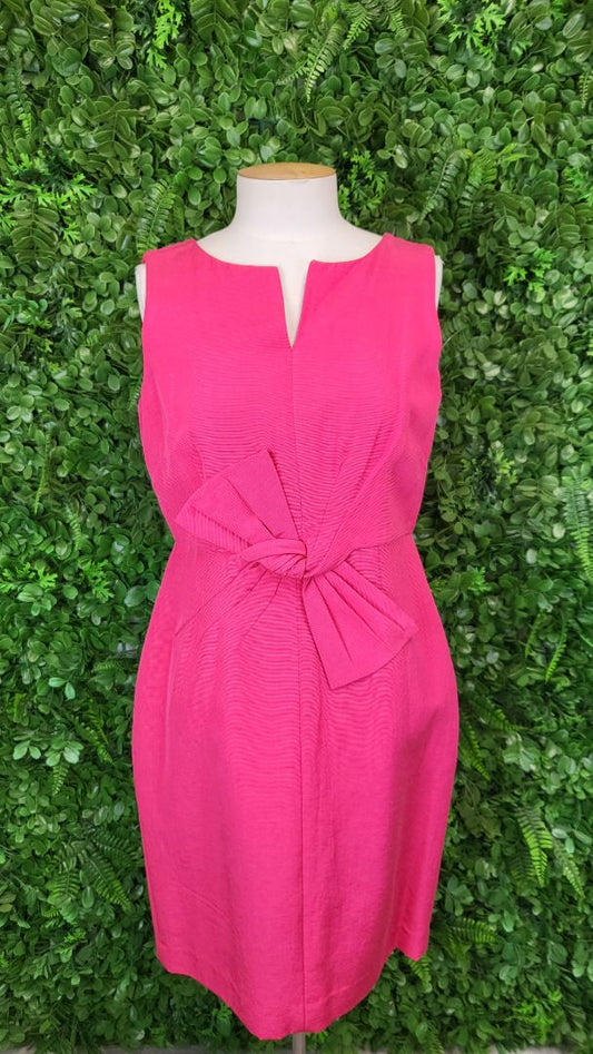 David Lawrence Pink Twist Bow Dress (10)