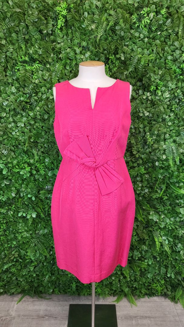 David Lawrence Pink Twist Bow Dress (10)