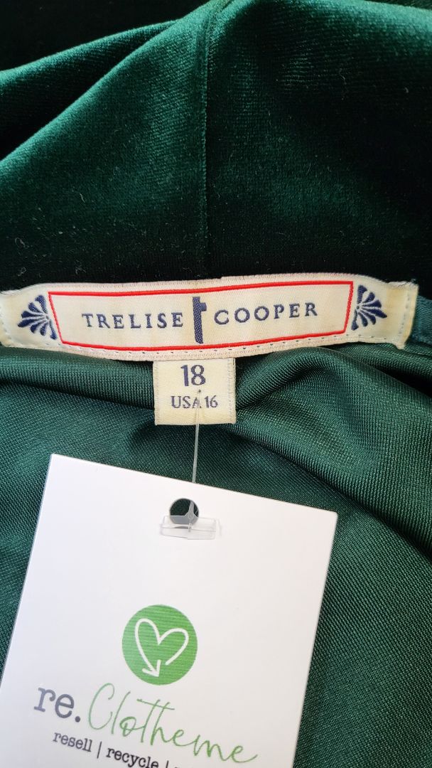 Trelise Cooper Emerald Velvet Logo Hoodie (14)