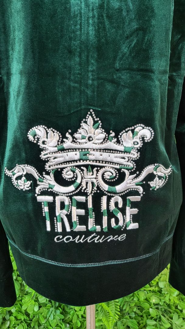 Trelise Cooper Emerald Velvet Logo Hoodie (14)