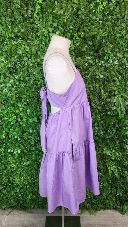 Among The Brave Purple Tiered Sundress (12)