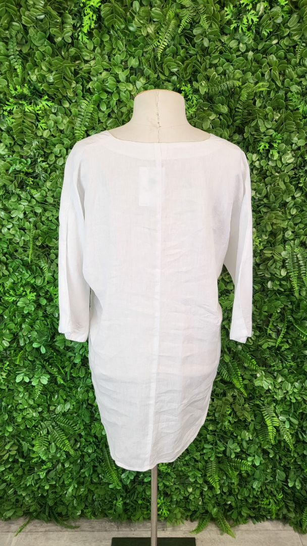 Lordship Linen White Linen Top (8)