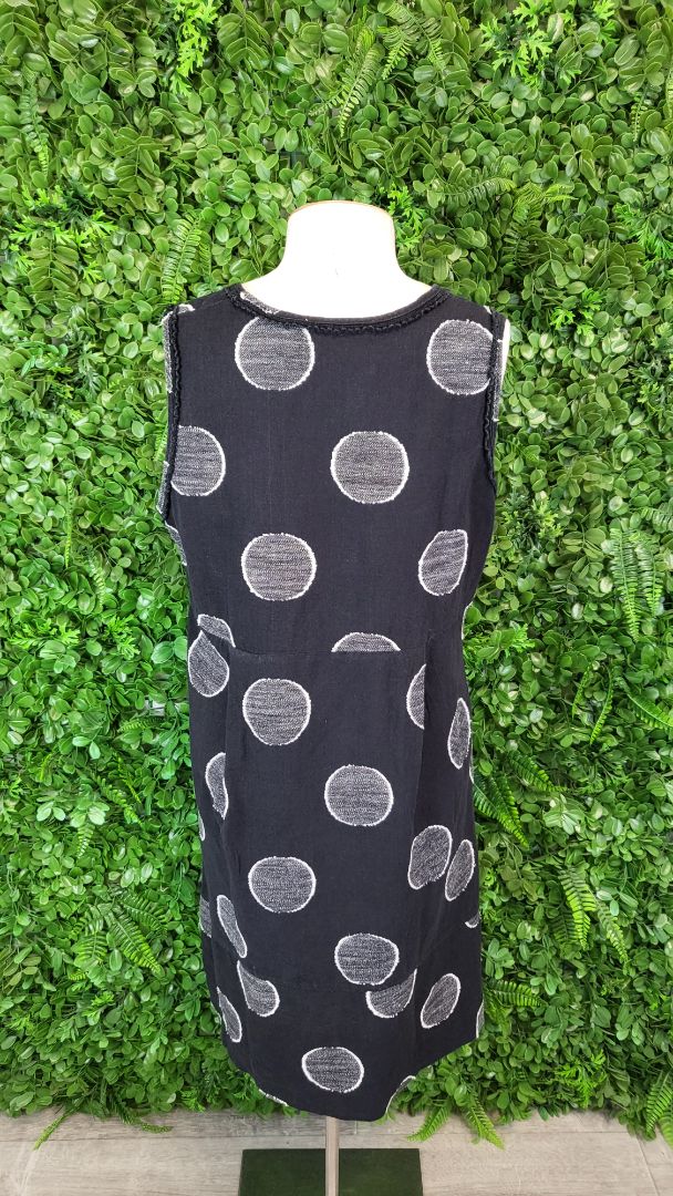 Lemon Tree Print Linen Blend Dress (12)