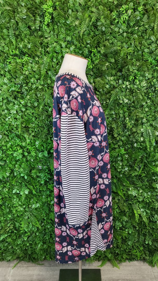 Madly Sweetly Print Zip Dress (16)