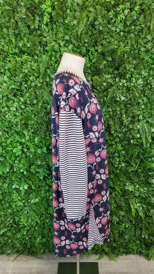 Madly Sweetly Print Zip Dress (16)