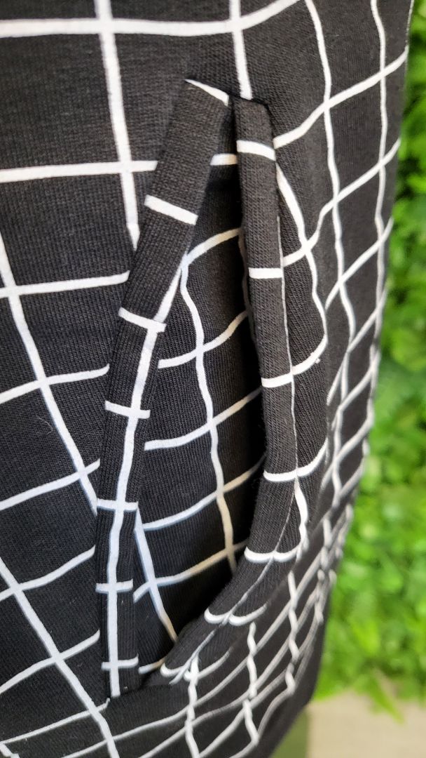 Home Lee Black/White Zip Up Sweat (6-10)