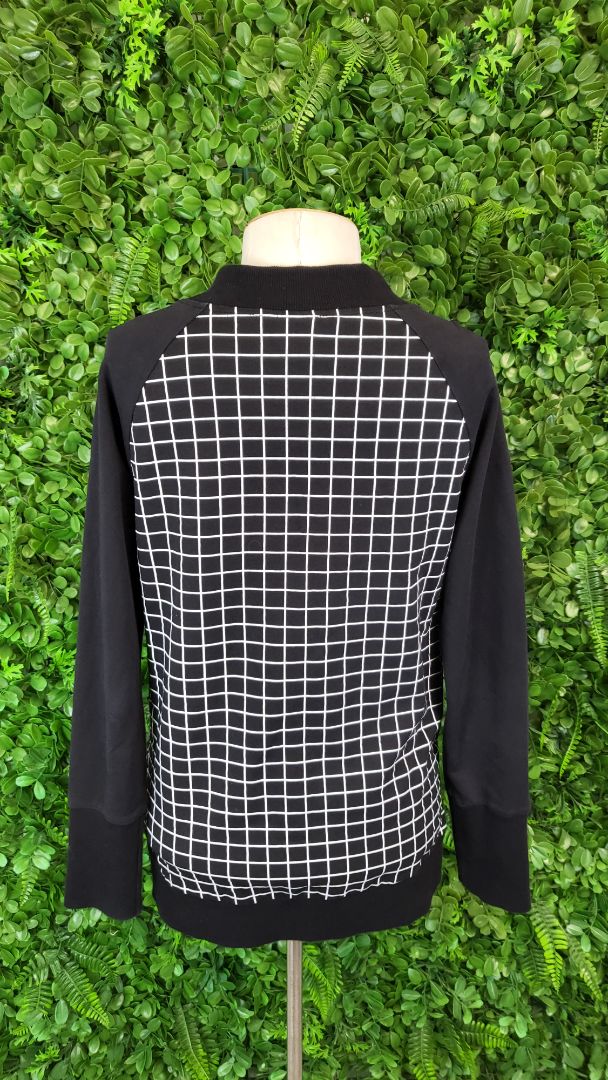 Home Lee Black/White Zip Up Sweat (6-10)