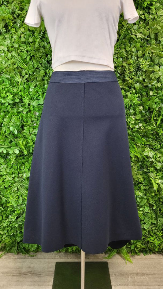 Country Road Navy A-Line Midi Skirt (16)