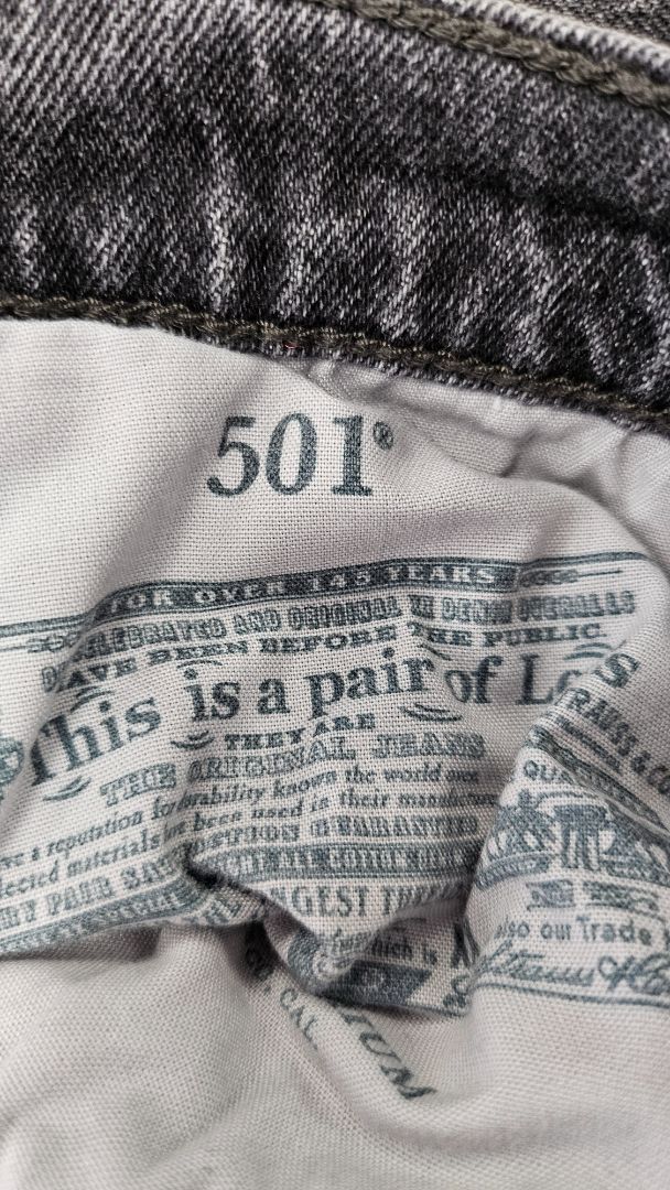 Levi Vintage Black 501 Jeans (12)