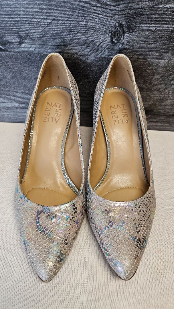 Naturalizer Metallic Reptile Heel (38.5)