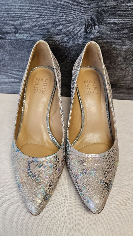 Naturalizer Metallic Reptile Heel (38.5)