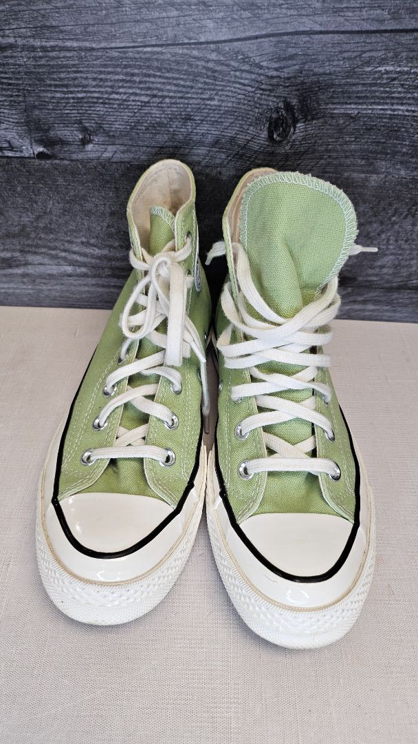 Converse Green Hi Top Canvas Sneaker (9)