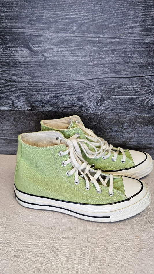 Converse Green Hi Top Canvas Sneaker (9)