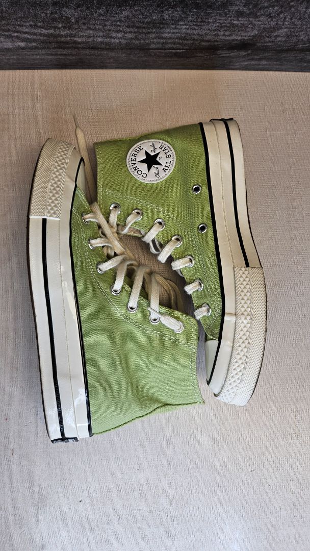 Converse Green Hi Top Canvas Sneaker (9)