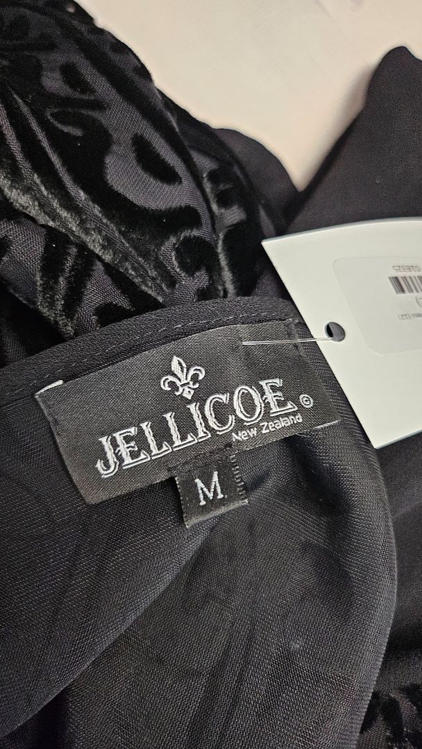 Jellicoe Black Burnt Out Dress (12)