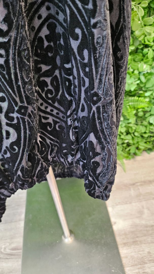 Jellicoe Black Burnt Out Dress (12)