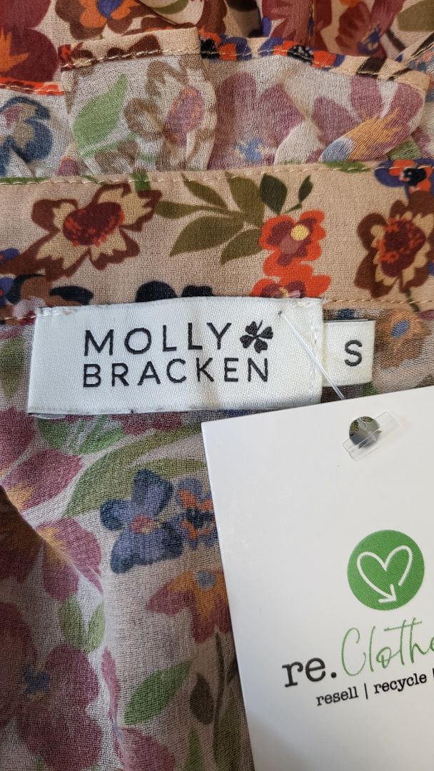 Molly Bracken Floral Tie Neck Top (10-12)