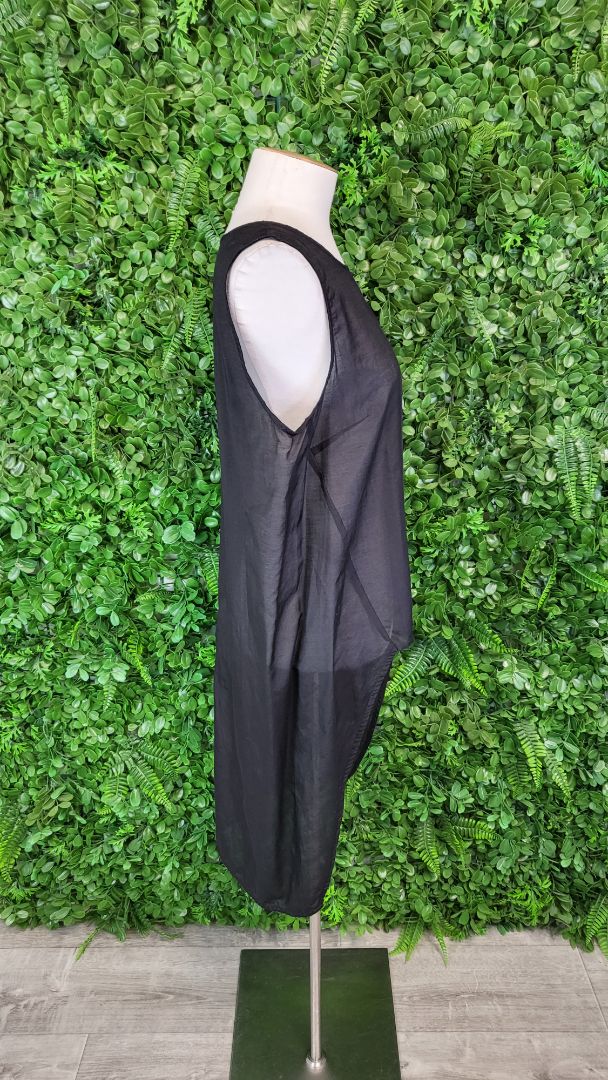 Taylor Black Silk Layering Top (10)