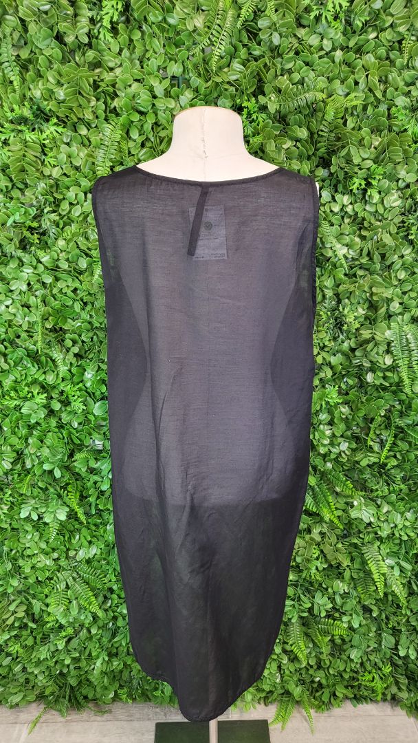 Taylor Black Silk Layering Top (10)