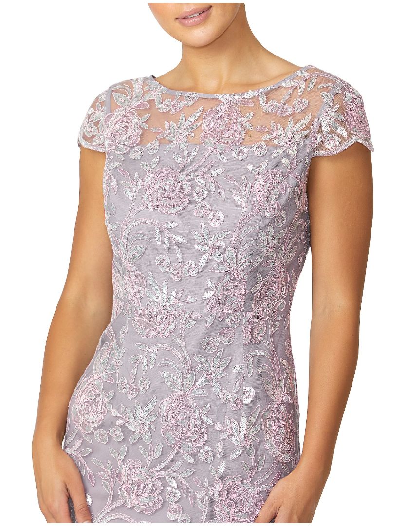 Anthea Crawford Soft Rose Sequin Shift Dress BNWT (10)