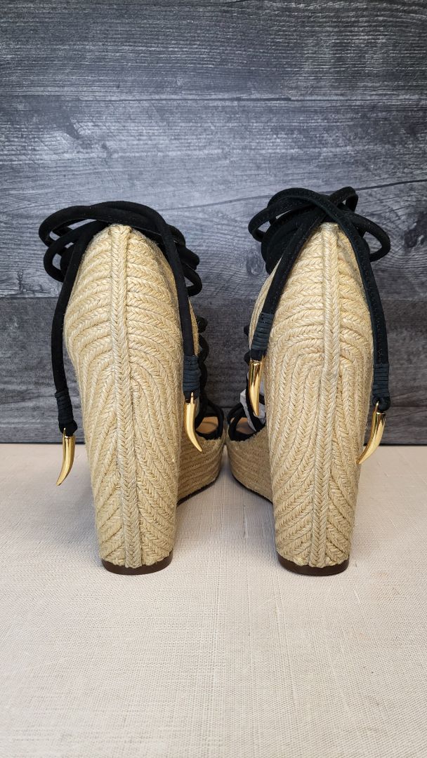 Ava & Aiden Black Platform Wedge NEW (9)