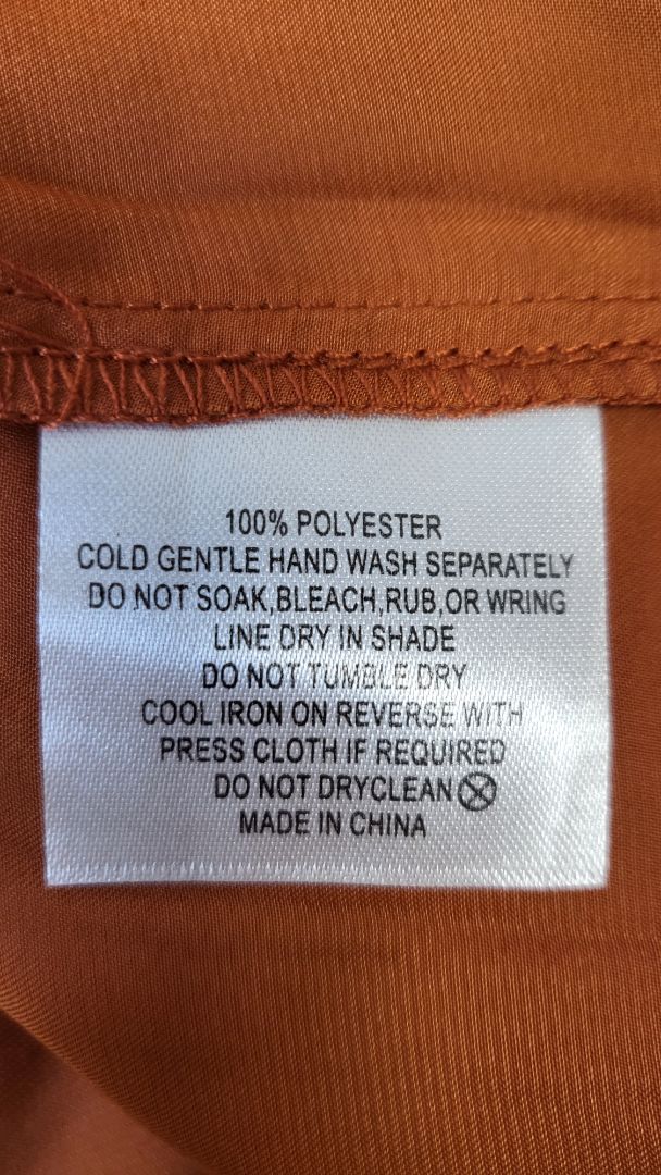 Stella+Gemma Rust Sateen Midi Dress BNWT (8-10)