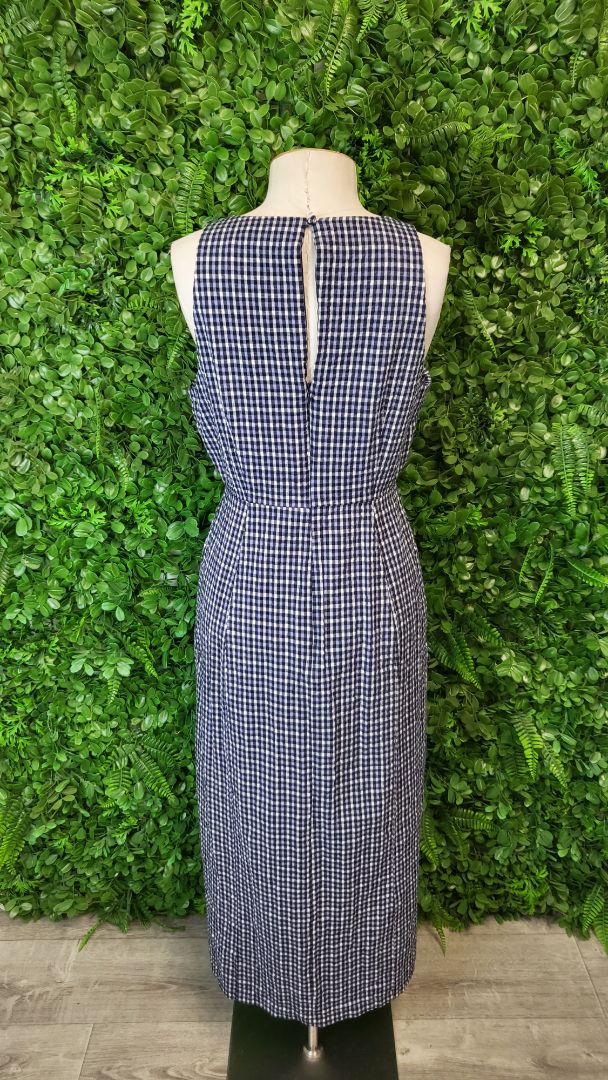 Max Check Maxi Pinafore Dress (10)