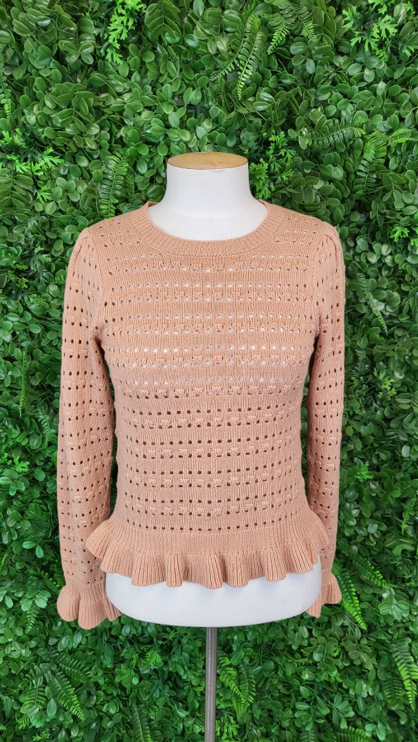 Mink Pink Tan Knit Top (8-10)