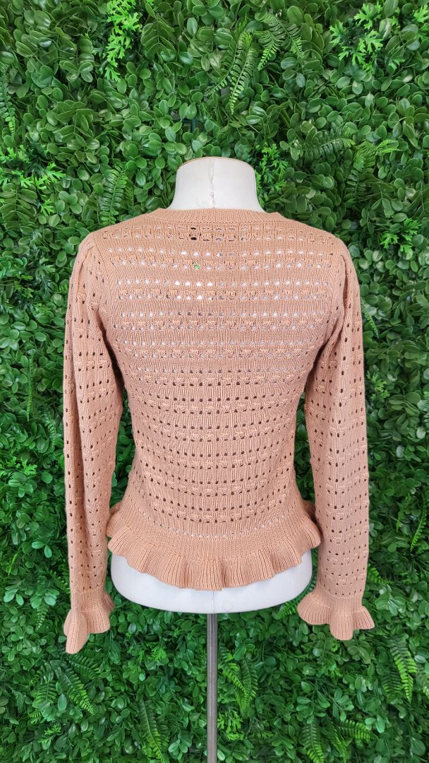 Mink Pink Tan Knit Top (8-10)