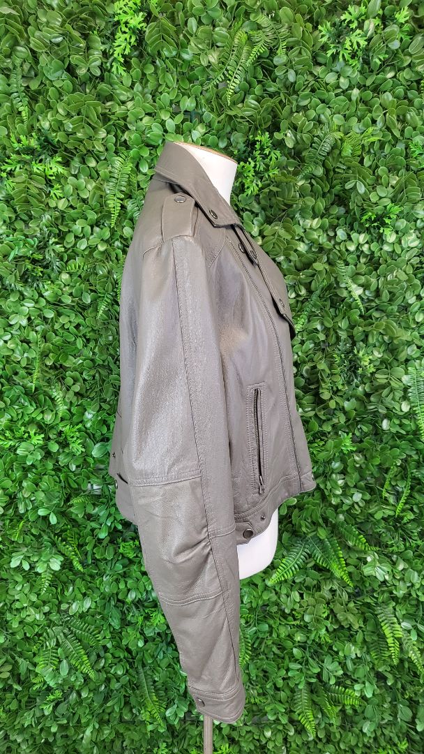 Vargo Olive/Brown Leather Jacket (16)
