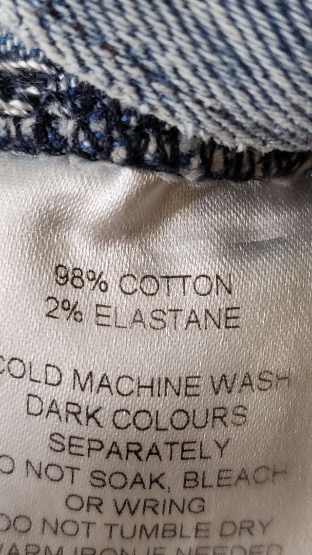 Style Laundry Washed Denim Wide Leg Jean (XS)