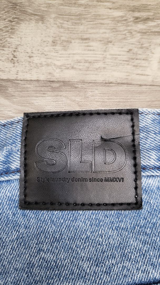 Style Laundry Washed Denim Wide Leg Jean (XS)