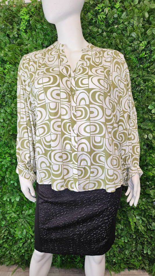 Label Of Love Print Batwing Top (18)