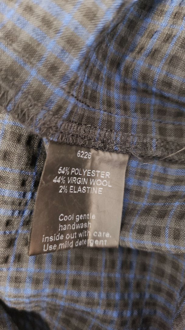 Code Blue/Black Check Dress (20)